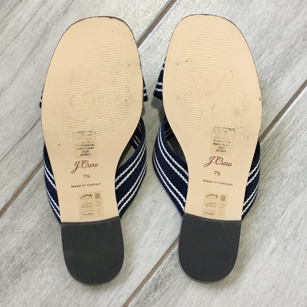 J. Crew Woven Criss Cross Sandals - NEW - Picture 3 of 7